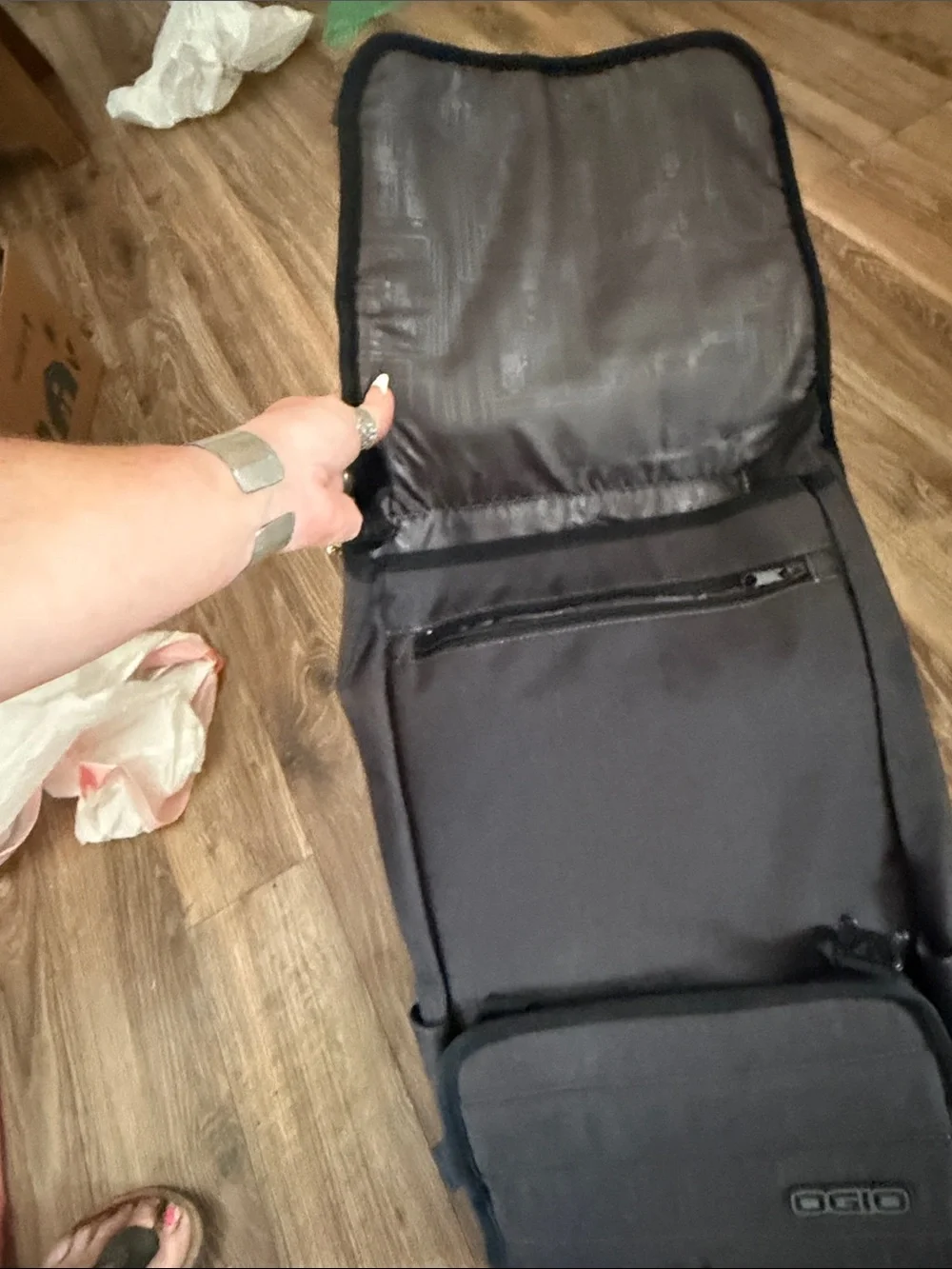 OGIO Black Backpack with Customer Success Logo